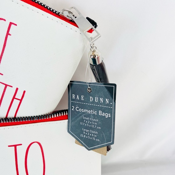 Rae Dunn Christmas Cosmetic Bags - Picture 2 of 3